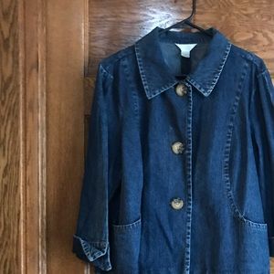 Women's Denim button front jacket